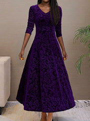 Denice | Velvet Elegant Dress