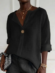 Luna - Casual V-Neck Blouse