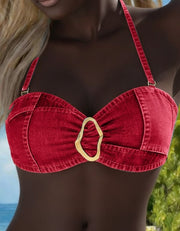 Patricia™ | Metal Buckle Suspender Bikini Two-Piece