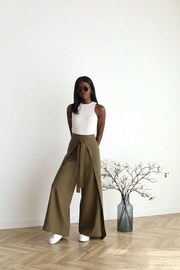 Maelis - Wide Linen Trousers