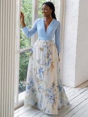 Harper™ | Beautiful Maxi Dress with Floral Print