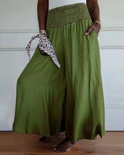EMILYA – COMFORTABLE WIDE-LEG PANTS