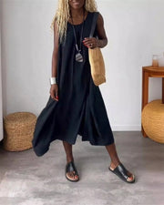 BLOME - Sleeveless boho midi dress