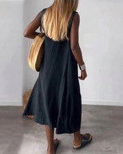 BLOME - Sleeveless boho midi dress