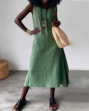 BLOME - Sleeveless boho midi dress