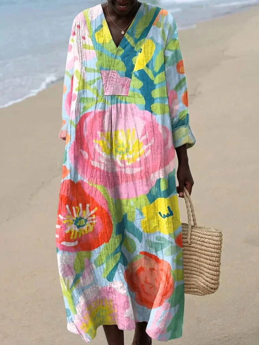 Dina - Cotton Dress Inspired by Artists