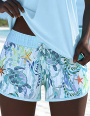 Barbara™ | Elegant Ocean Print Split Tankini
