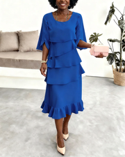 Patricia | Elegant Comfort Ruffle Dress