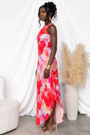 Celeste | Vibrant Tropical Evening Dress