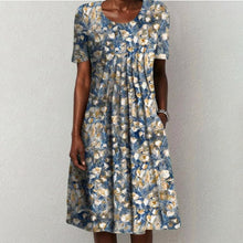 Light Floral Blue