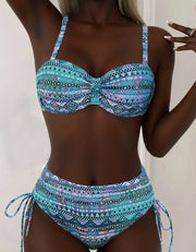 Jada™ | Sexy Ethnic Print Bikini Set