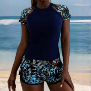 Viviann | Short Sleeve Two-Piece Swimsuit Set