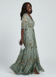 Selora | Halter Bloom Flow Maxi Dress