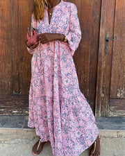 ALMERIA - BOHO PRINTED DRESS