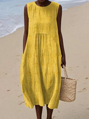 ELARA™ | SLEEveless MIDI DRESS