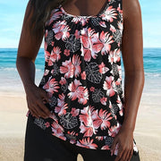 Clarae | Tankini Set with Floral Print