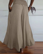 EMILYA – COMFORTABLE WIDE-LEG PANTS