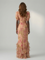 Vianne | Gentle High Neck Maxi Dress