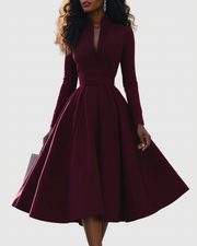 Juliatte™ | V-Neck Midi Dress