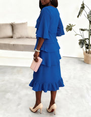 Patricia | Elegant Comfort Ruffle Dress