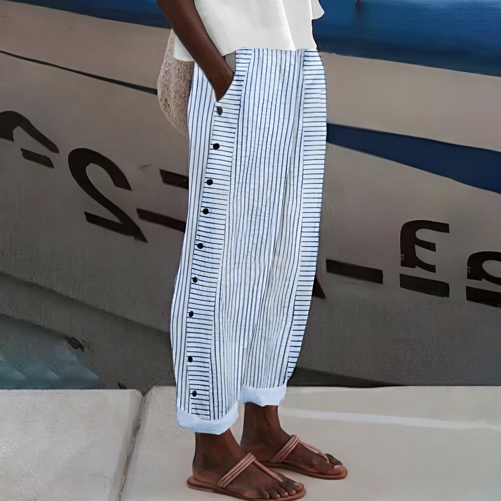 Dagny | Stylish Summer Striped Pants