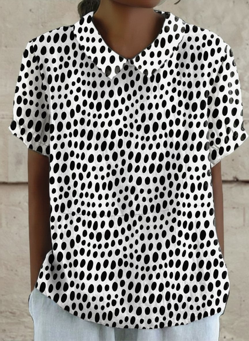 Lily | Polka Dot Print Shirt
