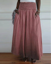 EMILYA – COMFORTABLE WIDE-LEG PANTS
