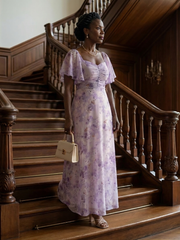 Vaelis |  Flutter Sleeve Midi Dress