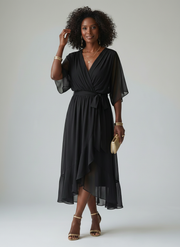 Elric | Light Drape Midi Dress