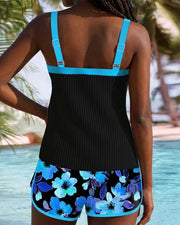 Mareny | Tankini Set with Floral Design