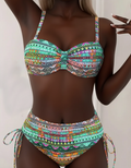 Jada™ | Sexy Ethnic Print Bikini Set