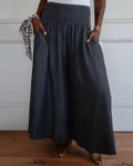 Jasper | Flowy Smocked Waist Pants
