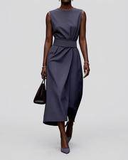 Aubriella™ | Elegant Round Neck Dress