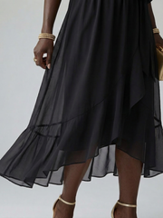 Elric | Light Drape Midi Dress
