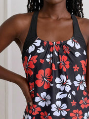 Elenae | Tankini Set with Floral Print