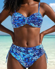 Audrey™ | Bikini Strap Abstract Pattern Printed