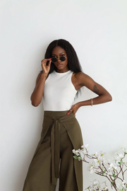 Maelis - Wide Linen Trousers