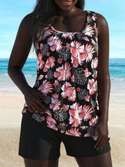 Clarae | Tankini Set with Floral Print