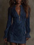 Debbie | Suede Mini Dress