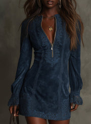 Debbi | Suede Mini Dress