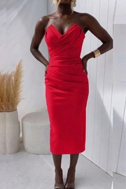 Juno | Flattering Draped Dress