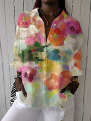 Elara | Watercolor Dreams Blouse