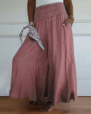 EMILYA – COMFORTABLE WIDE-LEG PANTS