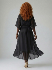 Elric | Light Drape Midi Dress