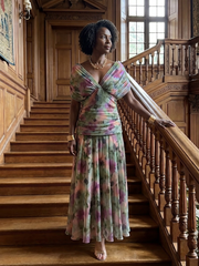 Calen | Off Shoulder Flow Midi Dress