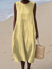 ELARA™ | SLEEveless MIDI DRESS
