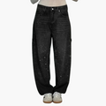 Viktoria - High-Waist Glitter Jeans
