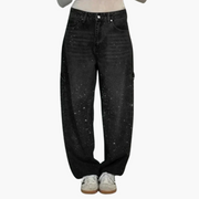 Viktoria - High-Waist Glitter Jeans