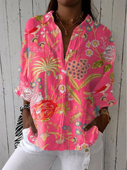 Floriana | Tropical Blossom Blouse