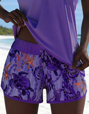 Barbara™ | Elegant Ocean Print Split Tankini